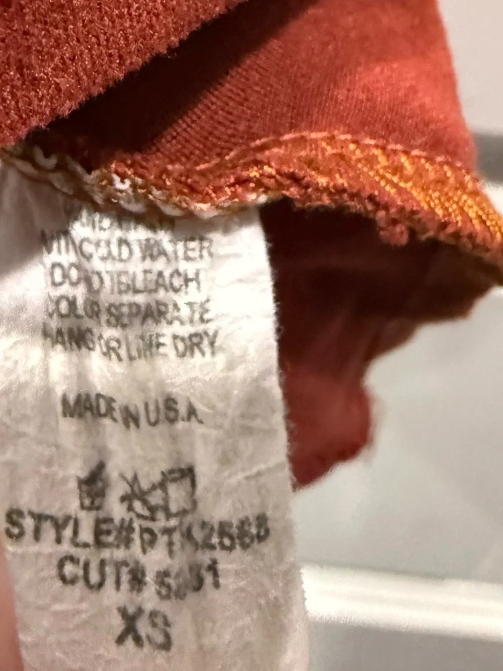 Pomelo Rust Cold-Shoulder Tunic Top - Picture 5 of 6
